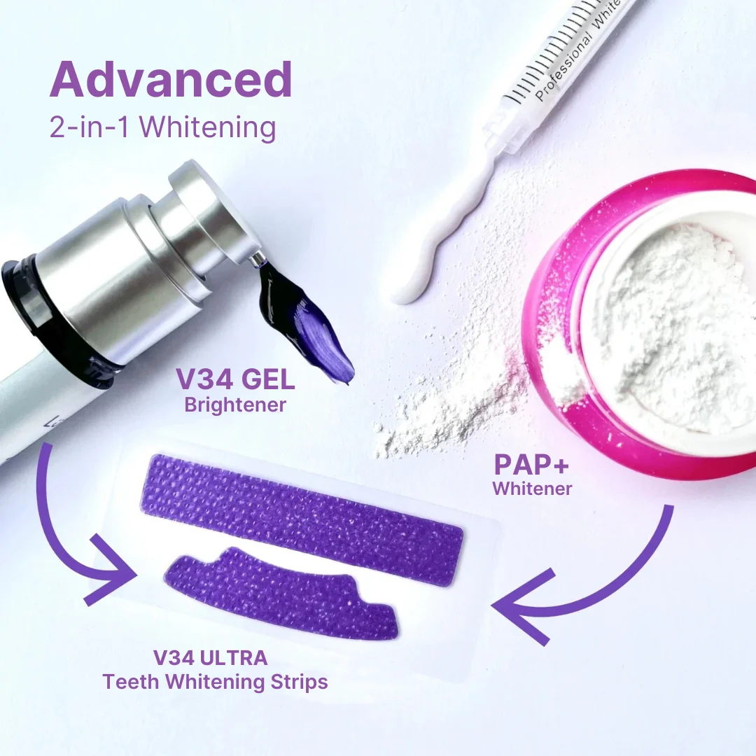 Fang® At-Home Teeth Whitening Strips v34 for Sensitive teeth - Image 3